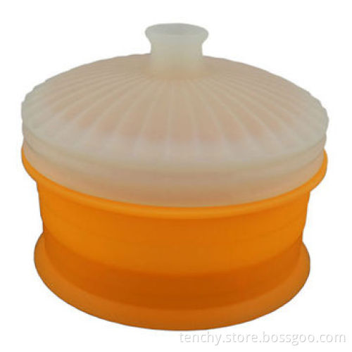 Silicone Steamer with Lid, Food Steamers